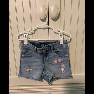 Gap Denim stretch shortie shorts